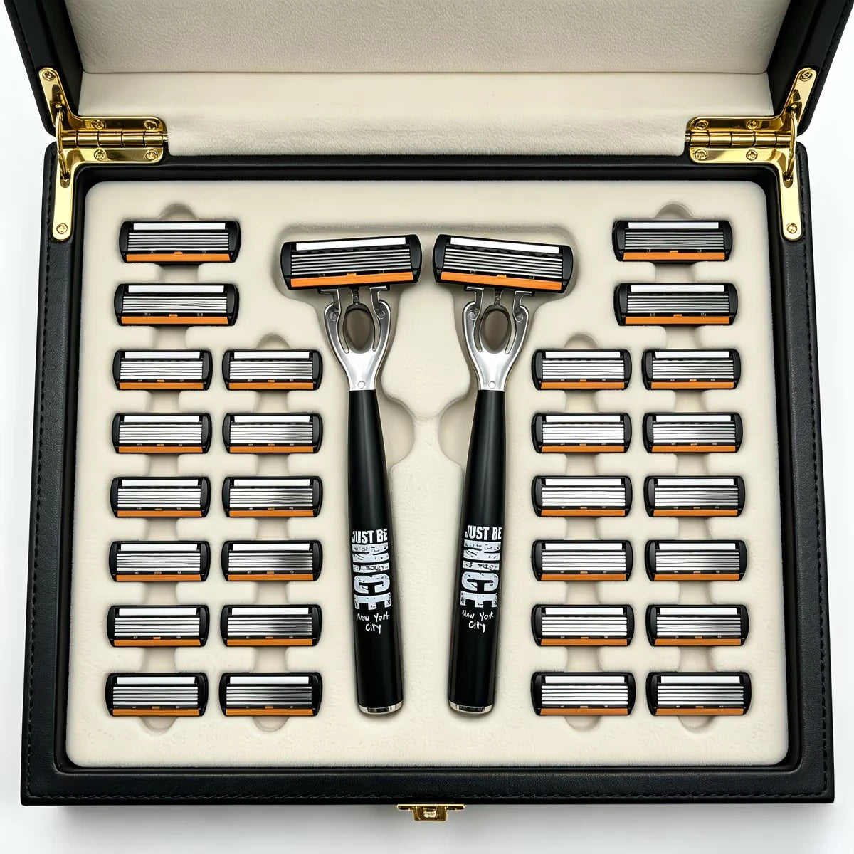 Manual 6-Blade Razor Set with Aloe Strip