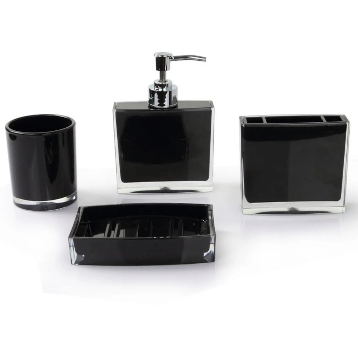Bathroom Accessories Set, 4 or 5 Piece Countertop Vanity Set