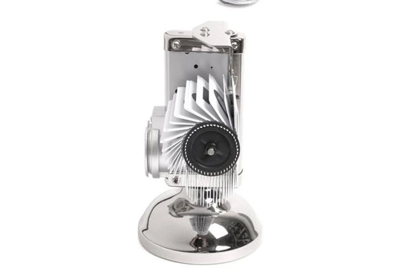 Retro Flip Desk Clock, Mechanical Stainless Steel Table Clock