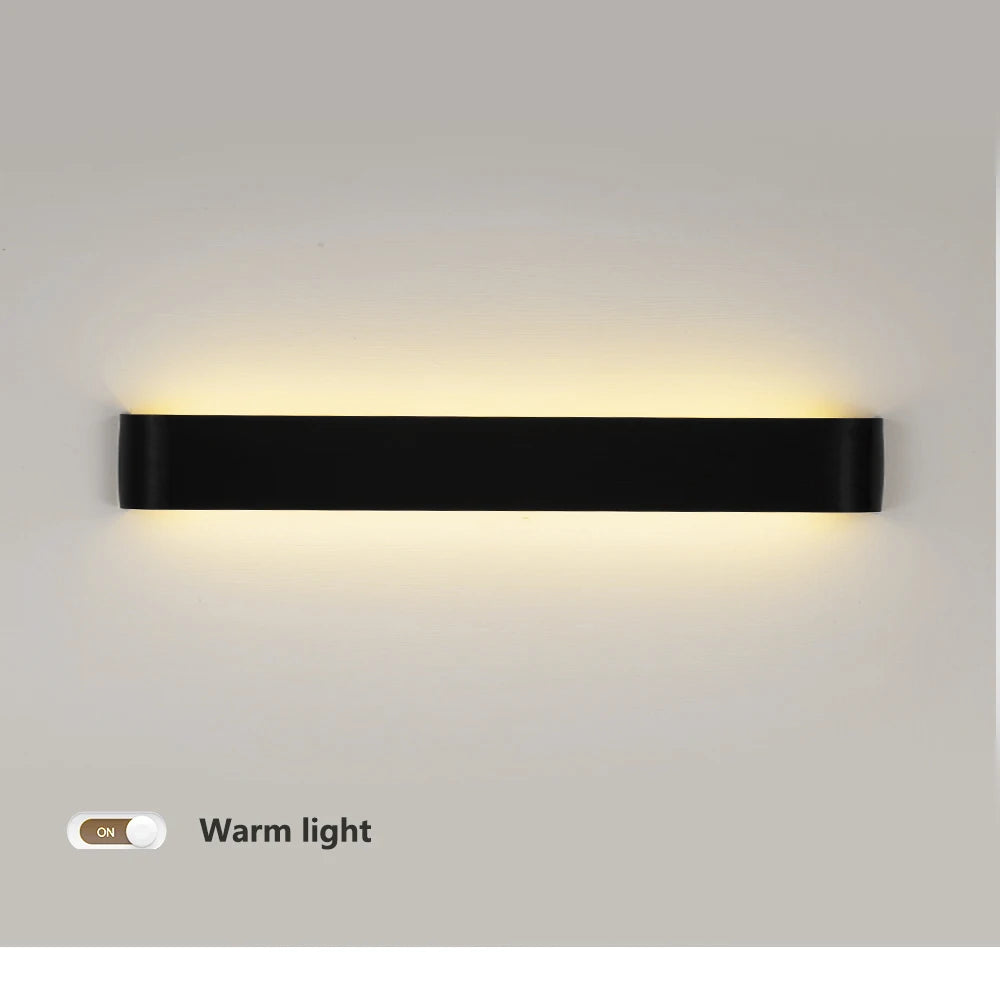 Brushed Aluminum LED Wall Sconce, Up and Down