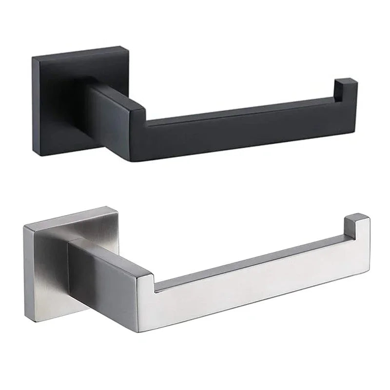 Matte Black Stainless Steel Toilet Paper Holder