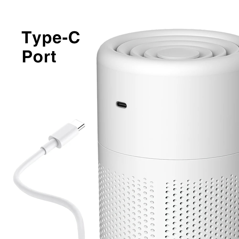 Mini Desktop Air Purifier with HEPA Filter