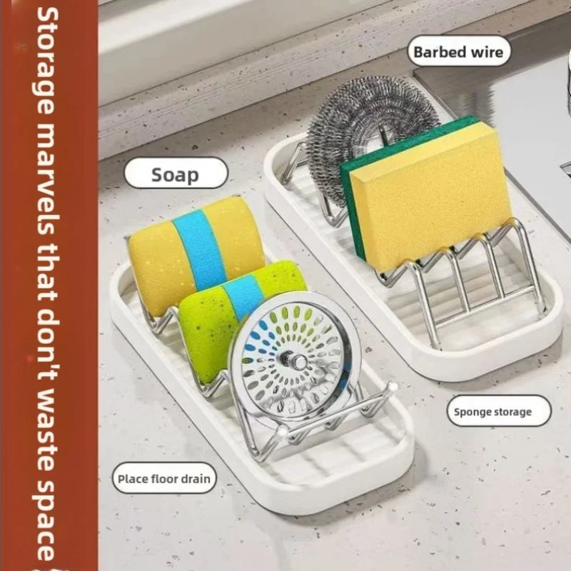 Draining Soap Holder, Countertop Soap Dish for Bathroom