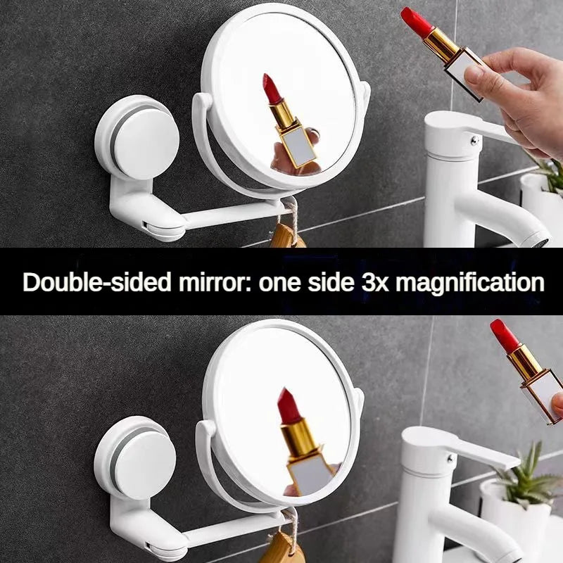 Magnifying Makeup Mirror, Wall Mounted Two Sided 6 Inch Mirror