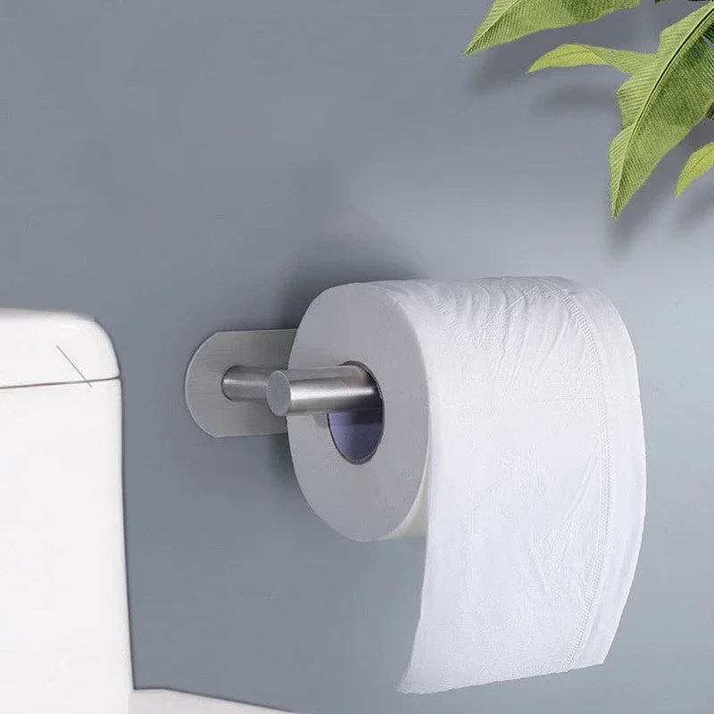 Matte Black Stainless Steel Toilet Paper Holder