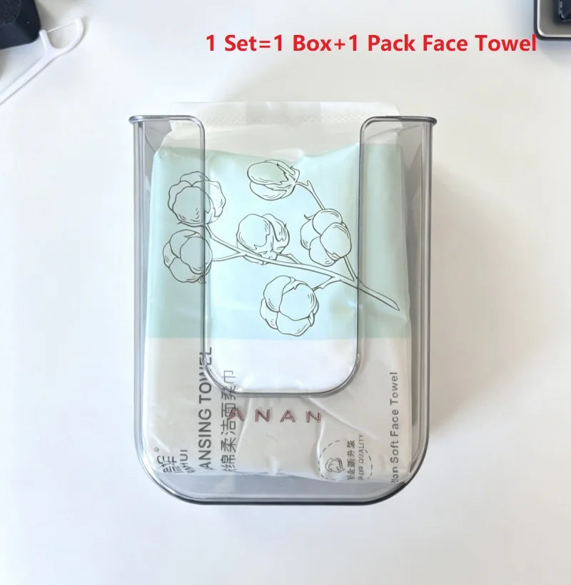 Disposable Cotton Face Towels, 30 to 100 Pack