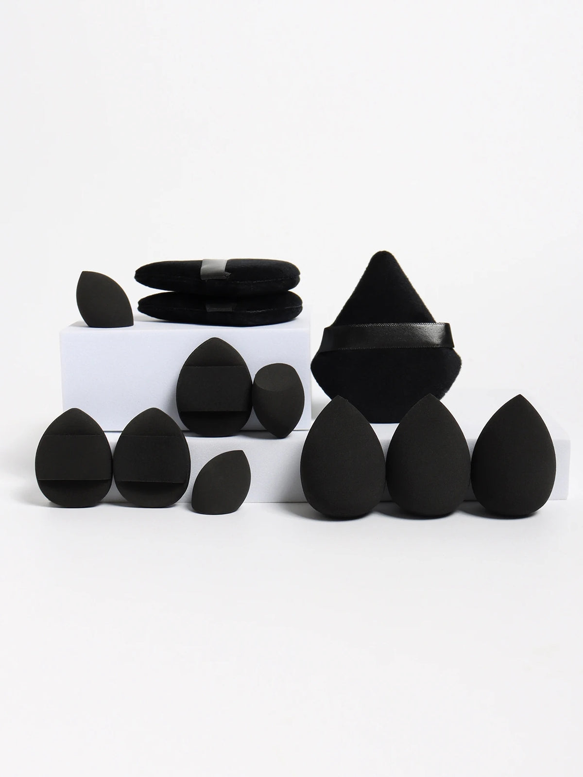 12-Piece Makeup Sponge and Powder Puff Set