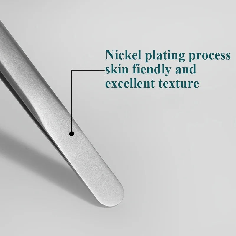 Blackhead Tweezers, Stainless Steel Fine Tip Pore Tool