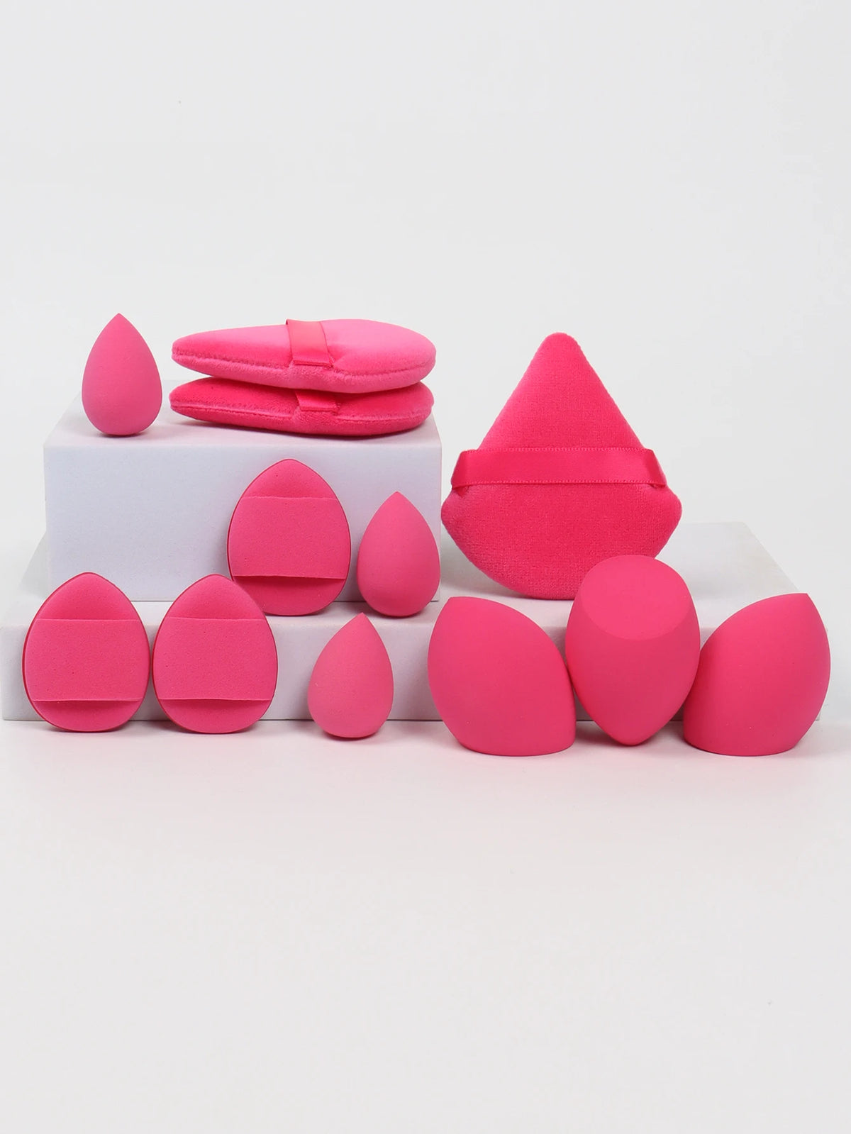 12-Piece Makeup Sponge and Powder Puff Set
