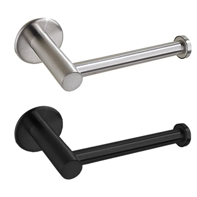 Matte Black Stainless Steel Toilet Paper Holder