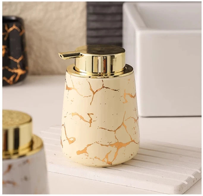 Marble Ceramic Foaming Soap Dispenser, 450ml