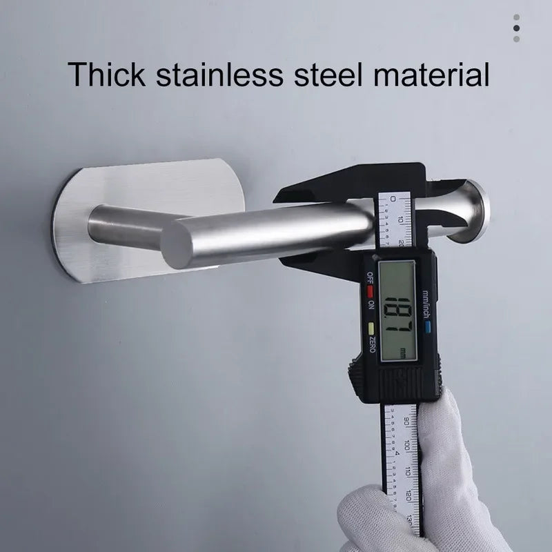 Matte Black Stainless Steel Toilet Paper Holder