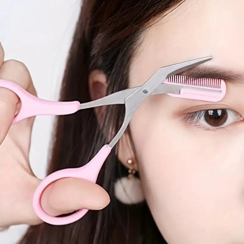 Eyebrow Grooming Set with Razor, Scissors and Comb