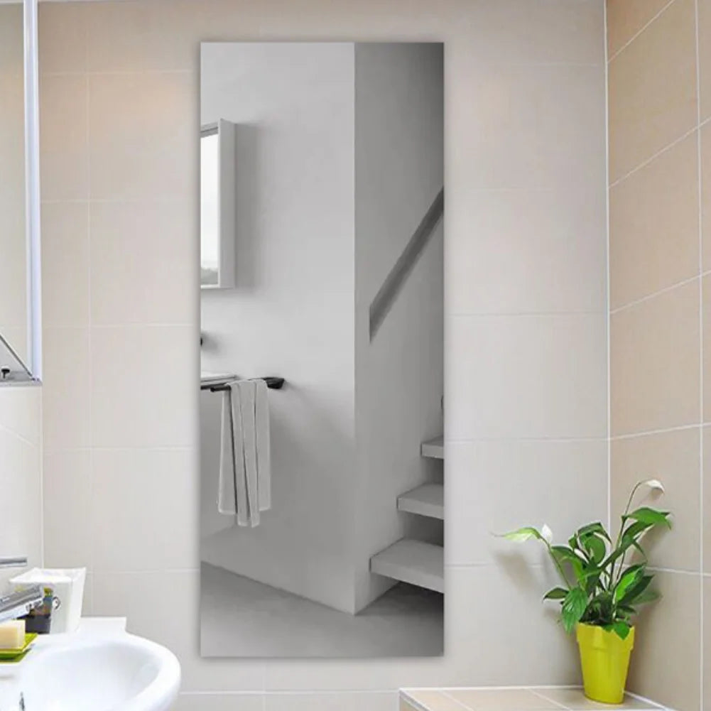Flexible DIY Mirror Wall Sticker, 40 x 122 cm