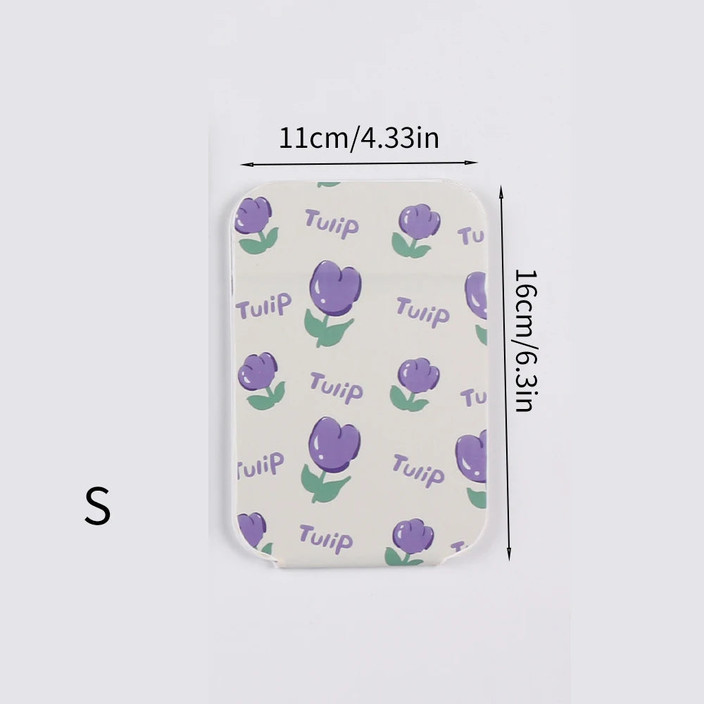 Foldable PU Leather Desktop Makeup Mirror