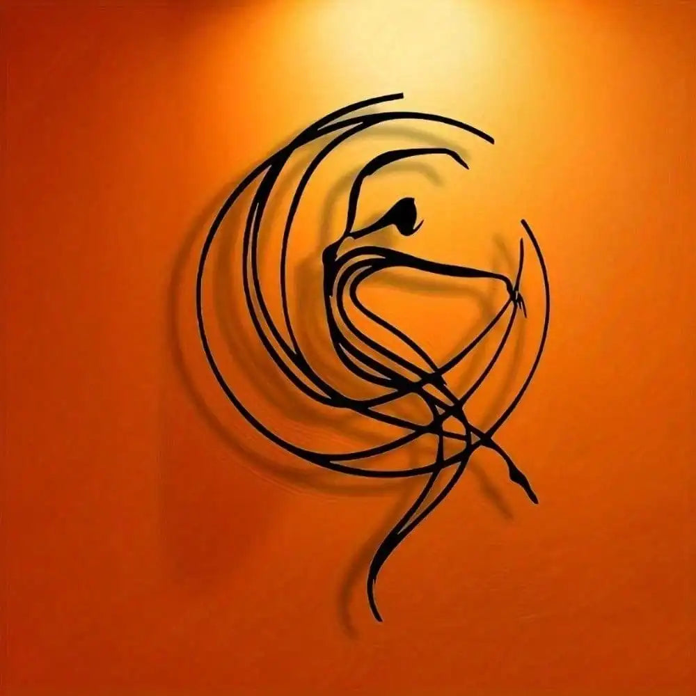 Ballet Dancer Metal Wall Art, Abstract Ballerina Wall Sculpture