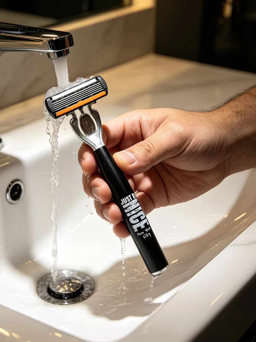 Manual 6-Blade Razor Set with Aloe Strip