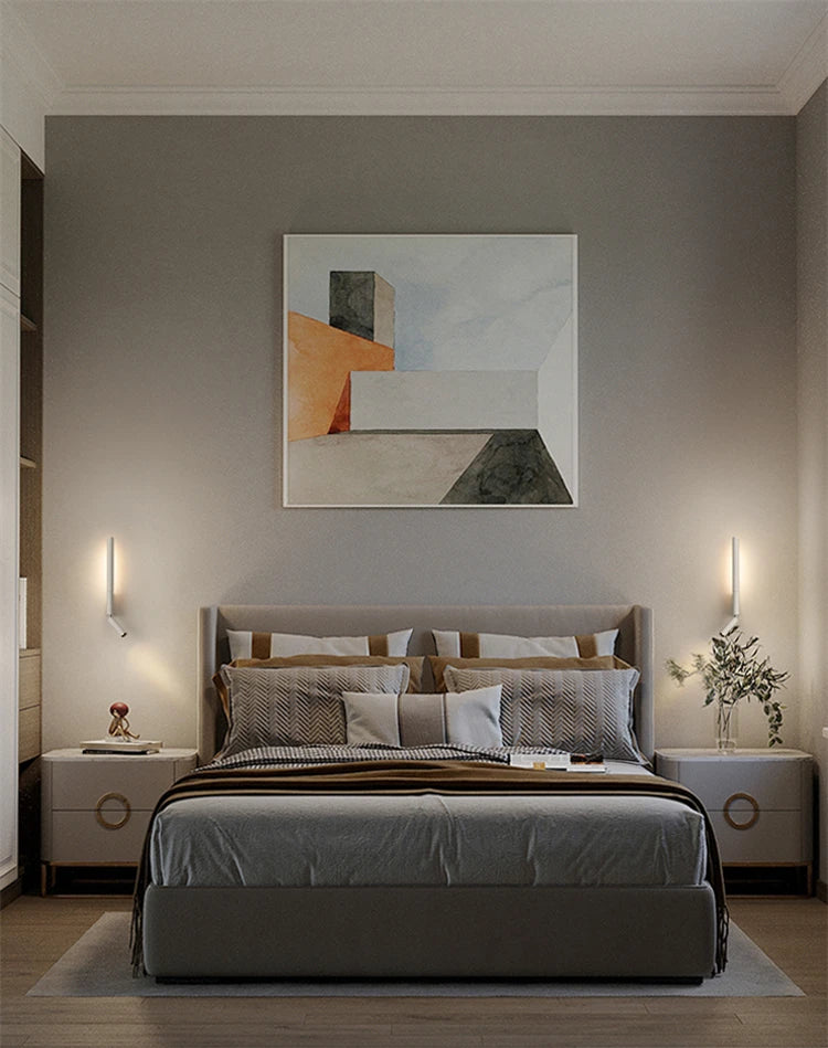 330-Degree Rotating Bedside LED Wall Light