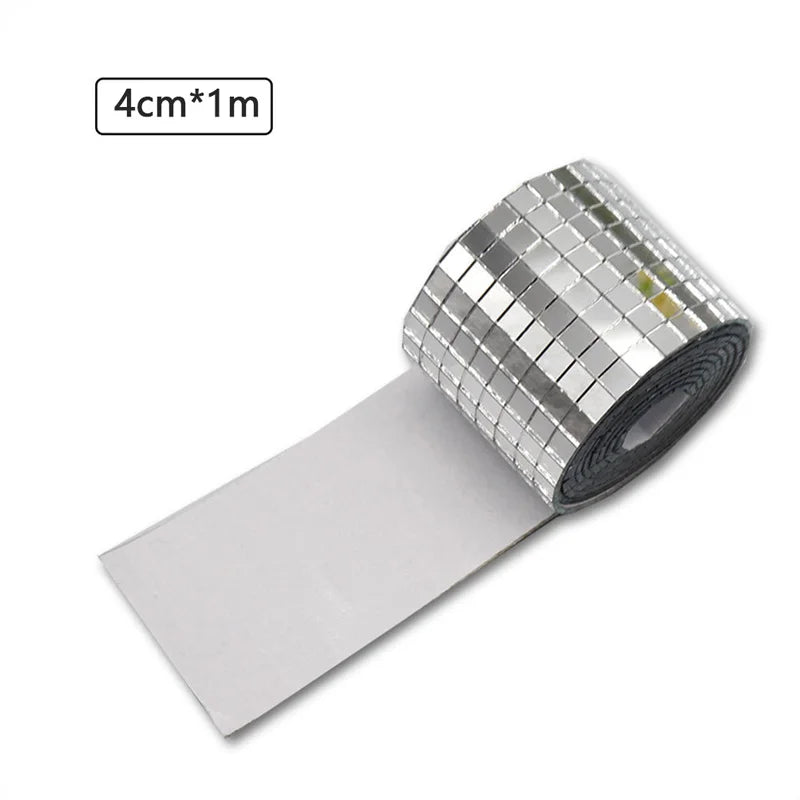 Self-Adhesive Mirror Mosaic Tile Stickers