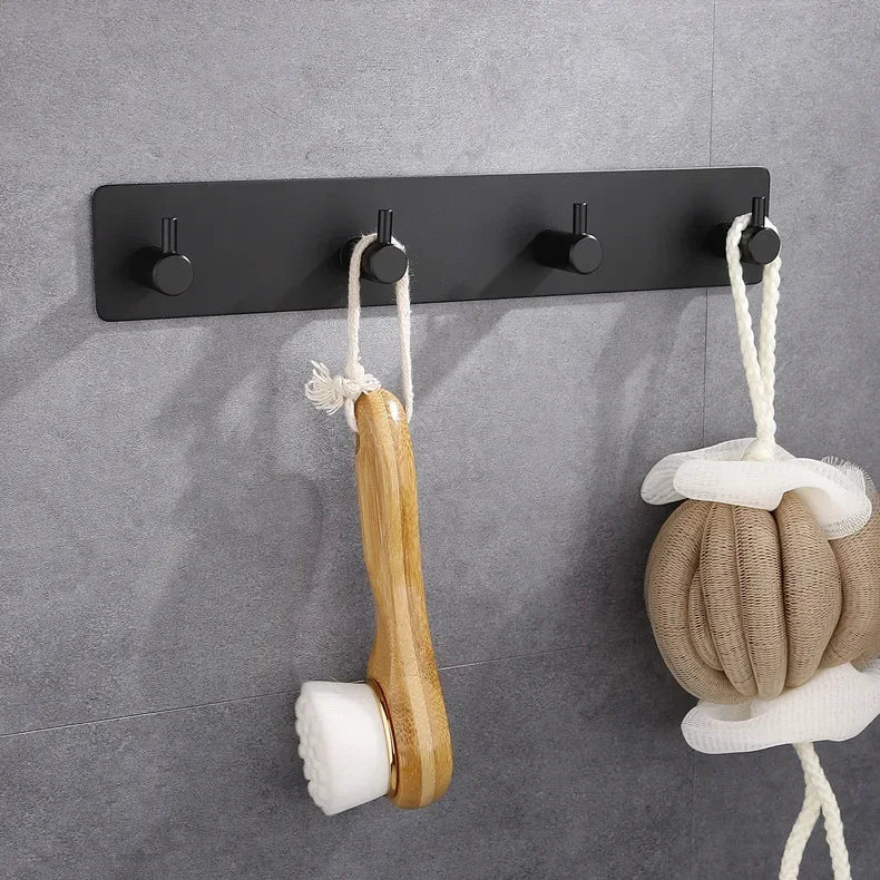 Adhesive Wall Hook, 304 Stainless Steel No Drill Towel Hook