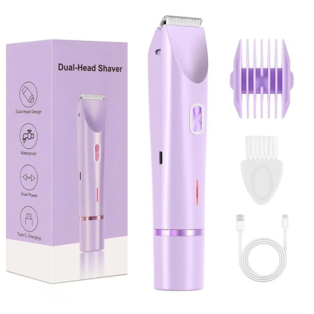 Women's 2-in-1 Rechargeable Electric Shaver