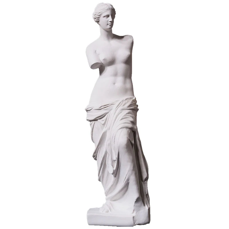 Venus de Milo Statue, White Resin Classical Sculpture Decor