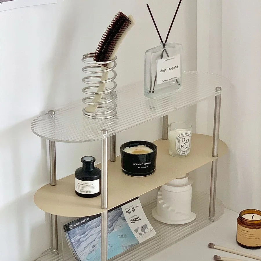 Toothbrush and Toothpaste Holder, Metal Countertop Organizer