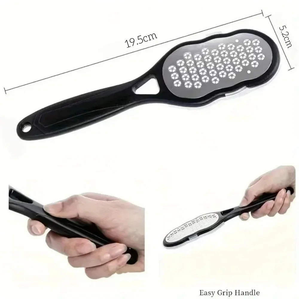 Stainless Steel Foot File with Splash Guard