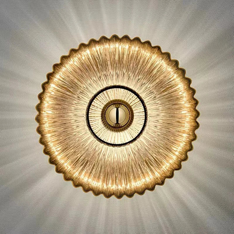 Nordic Retro Glass Wall Lamp, Up and Down Vintage Wall Sconce