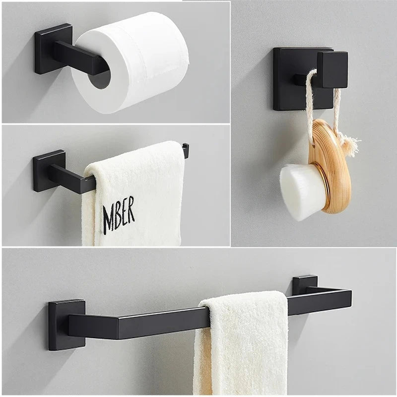 Chrome Stainless Steel Bath Hardware Set