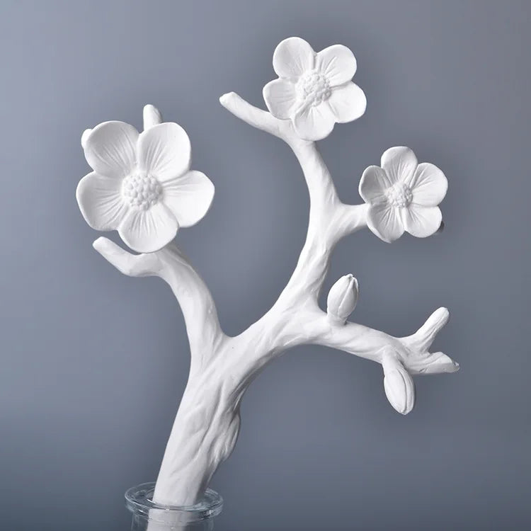 Ceramic Aroma Flower Stem, Handcrafted Scent Diffuser Bloom