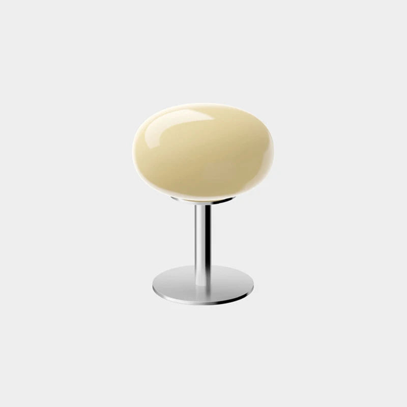 Macaron Glass Table Lamp, Pastel USB Bedside Lamp for Bedroom
