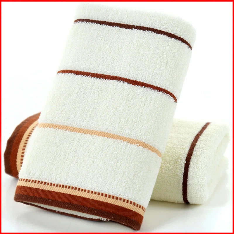 Thick Bath Towel, Soft Cotton Blend Terry, Quick Drying