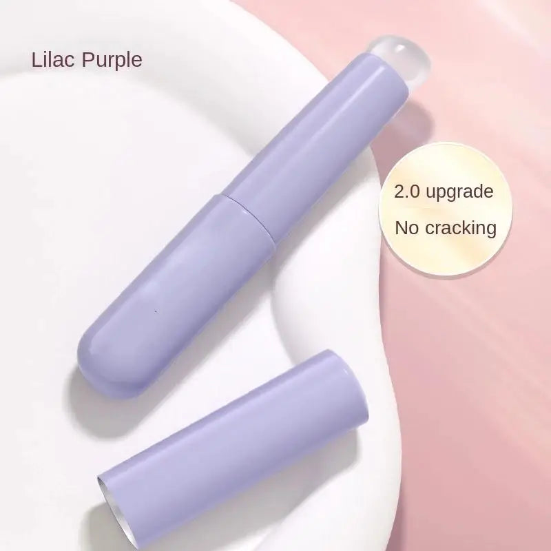 Silicone Lip Brush with Cap, Portable Lipstick Applicator