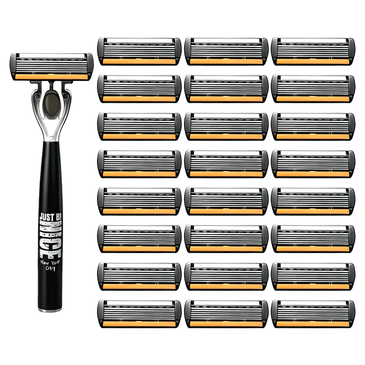 Manual 6-Blade Razor Set with Aloe Strip