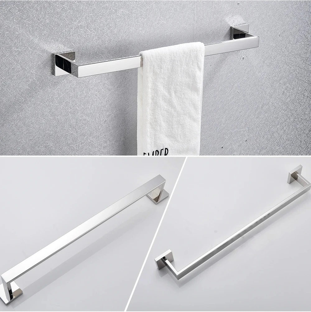Chrome Stainless Steel Bath Hardware Set