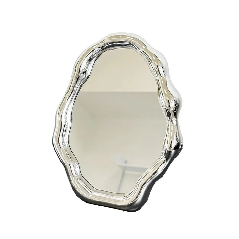 Cloud Wave Folding Desktop Vanity Mirror