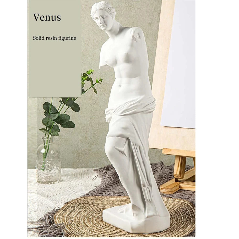 Aphrodite Venus de Milo Statue, Greek Goddess Resin Sculpture