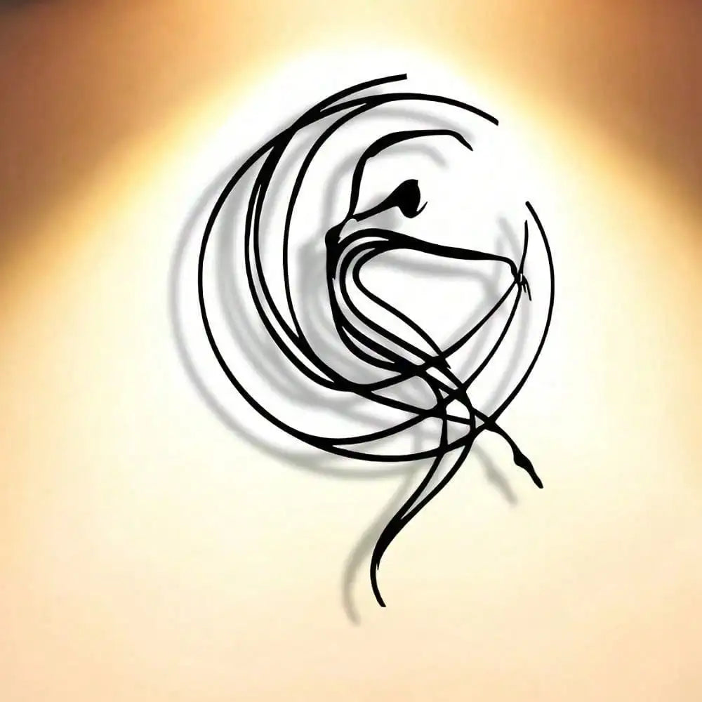 Ballet Dancer Metal Wall Art, Abstract Ballerina Wall Sculpture