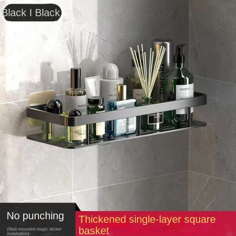 Corner Shower Shelf, No Drill Aluminum Bathroom Caddy