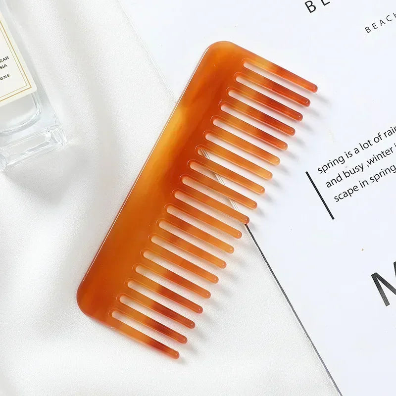 Wide Tooth Hair Comb, Acetate Anti-Static Detangling Comb