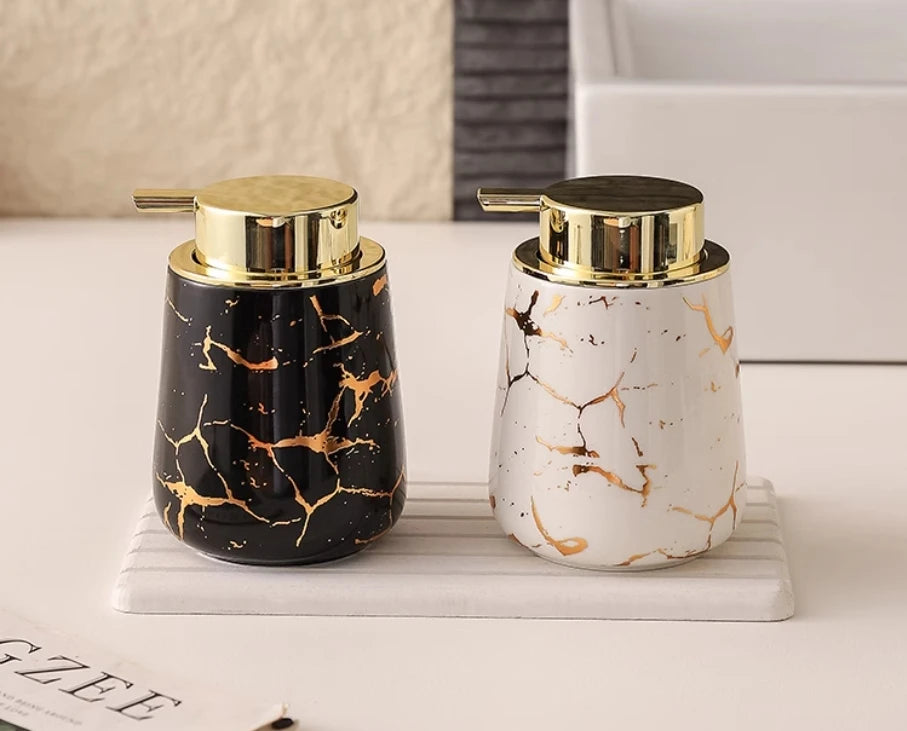 Marble Ceramic Foaming Soap Dispenser, 450ml