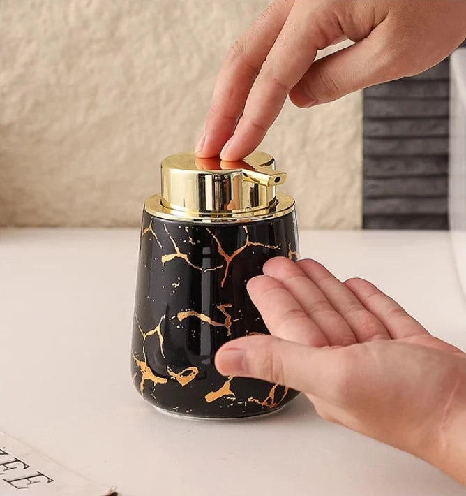 Marble Ceramic Foaming Soap Dispenser, 450ml