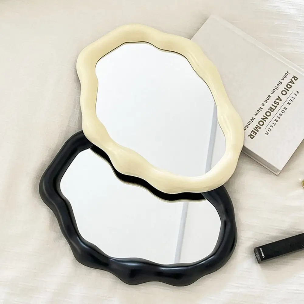 Cloud Wave Folding Desktop Vanity Mirror