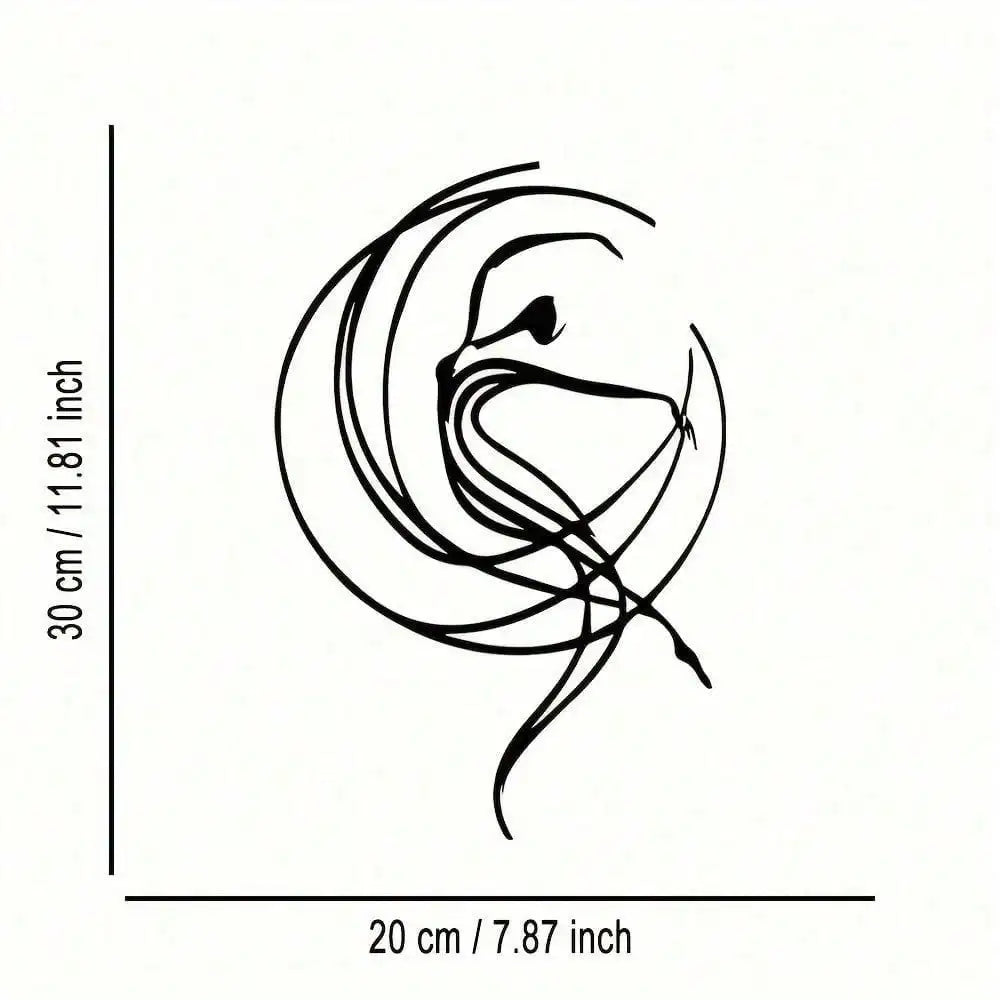Ballet Dancer Metal Wall Art, Abstract Ballerina Wall Sculpture