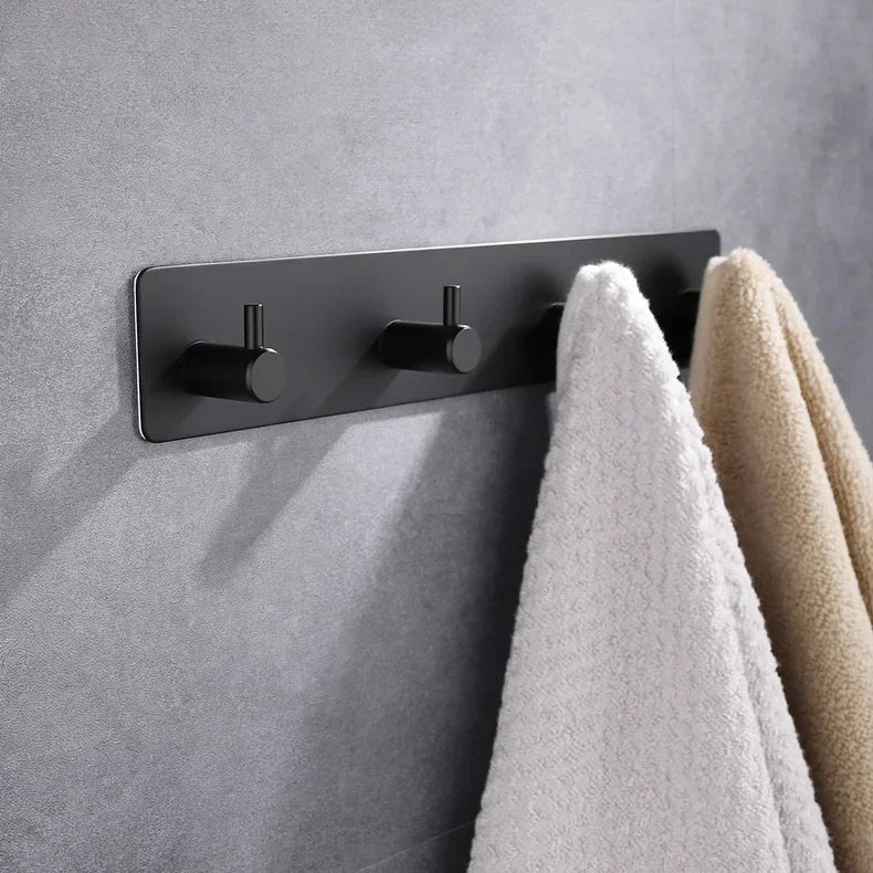 Adhesive Wall Hook, 304 Stainless Steel No Drill Towel Hook