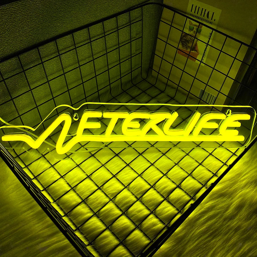 Cyberpunk LED Neon Sign, USB Acrylic Wall Light for Gaming Room
