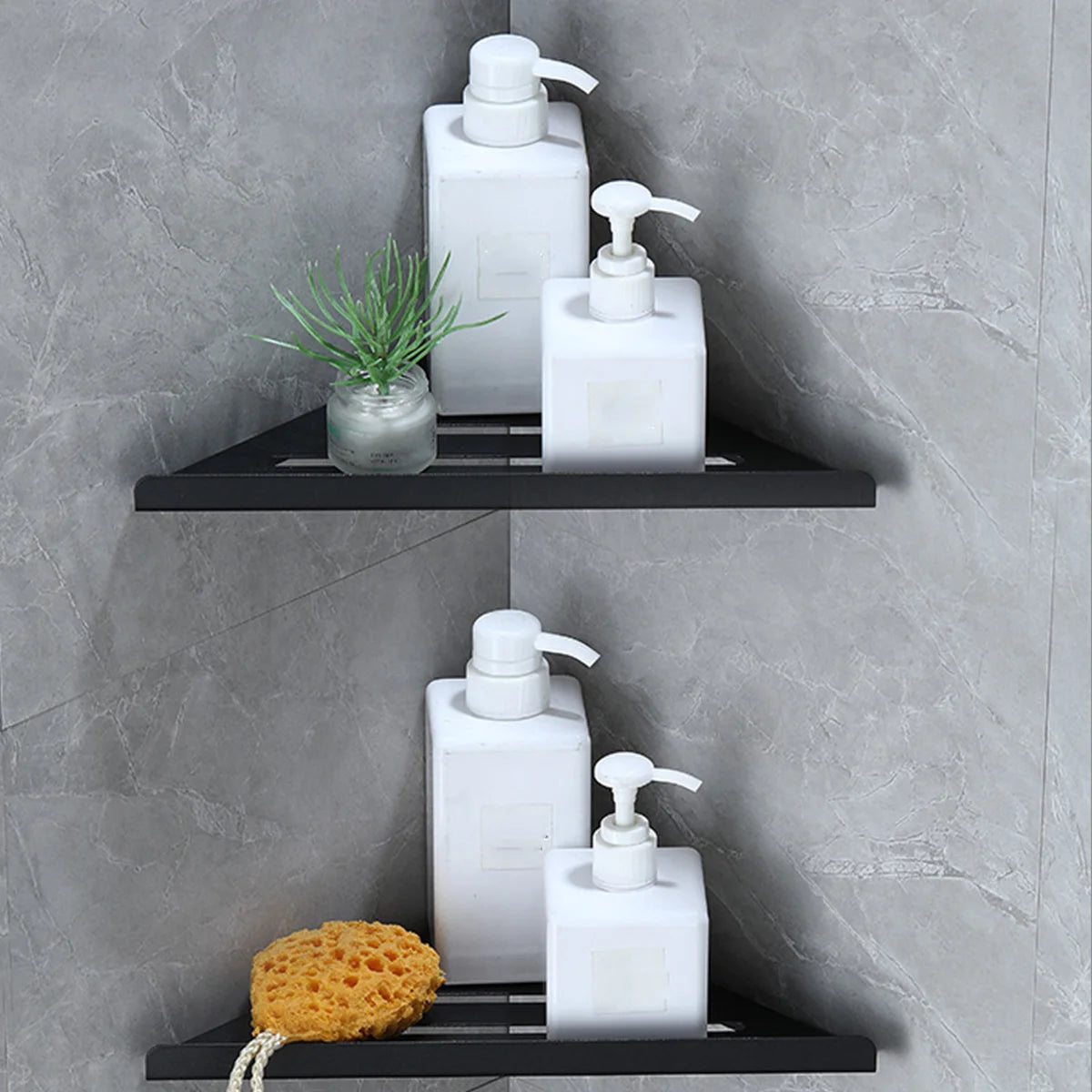 Corner Shower Shelf, 304 Stainless Steel No Drill Bath Rack