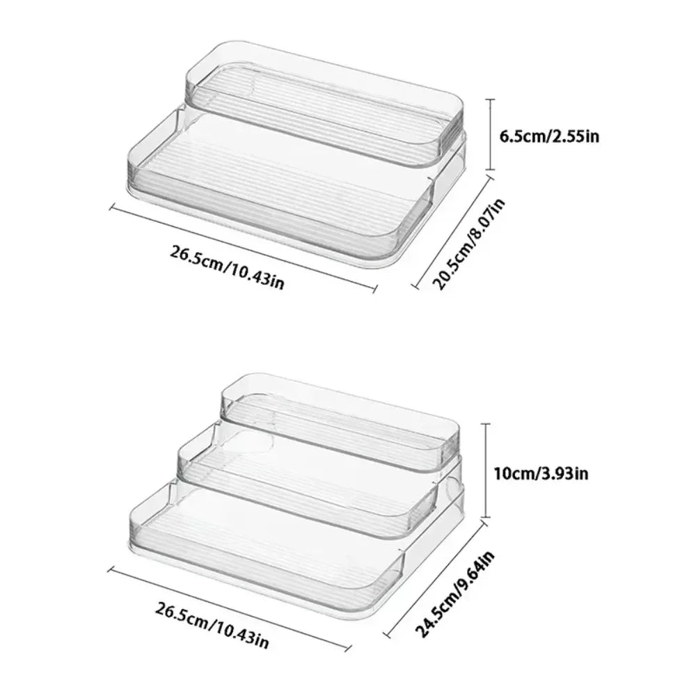 Perfume Organizer Shelf, 3 Tier Clear Skincare Display Stand