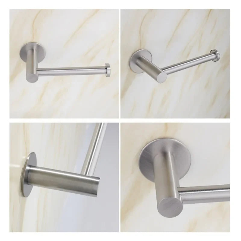 Matte Black Stainless Steel Toilet Paper Holder